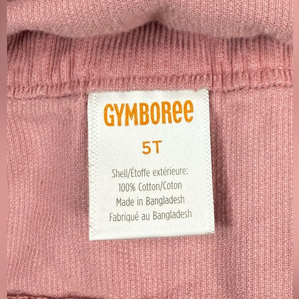GYMBOREE Girls Corduroy Tiered‎ Overall Dress 5T Dusty Rose Y2K Inspired Cowgirl